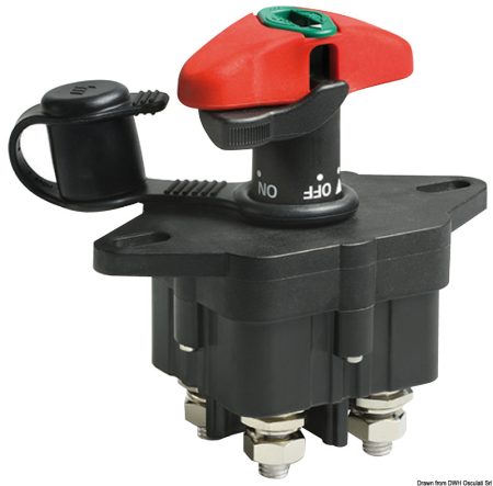 Interruptor de batería bipolar con llave LITTELFUSE®