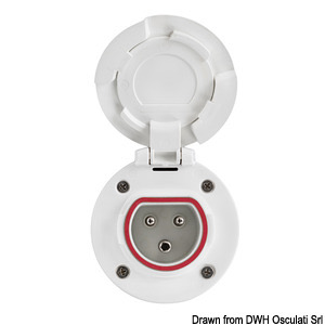Osculati Base Enchufe Cruiser 16A - 230 V