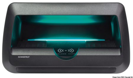 Cargador de batería estanco inalámbrico ROKK Cove LED 10W