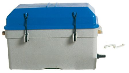 Caja de batería, estanca con ventilación.