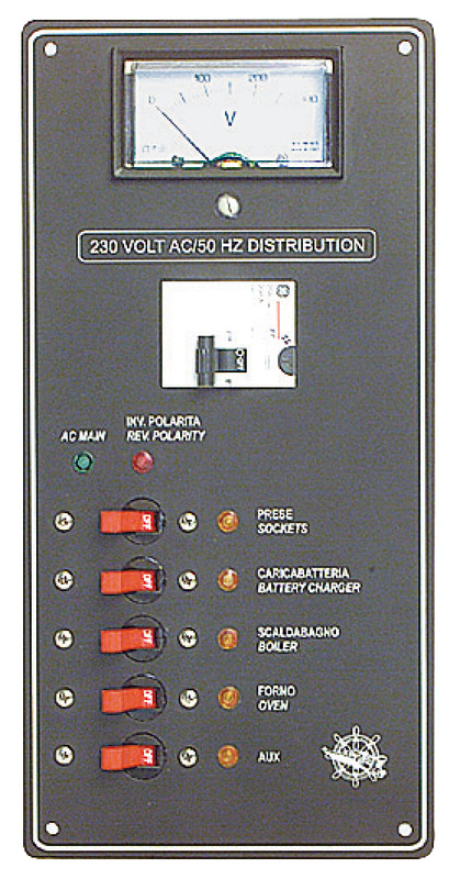 Panel de control de alimentación CA, 220 V
