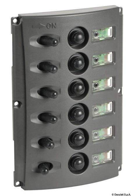 Cuadros eléctricos con fusibles automáticos y doble LED.