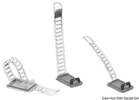 Abrazaderas de cable ajustables