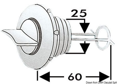 Tapón de drenaje de agua