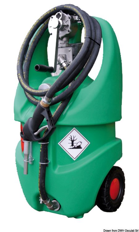 Contenedor con ruedas para gasolina homologado ADR