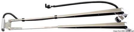 Brazo limpiaparabrisas telescópico regular y pantógrafo para motor 20W - 19.181.01/02
