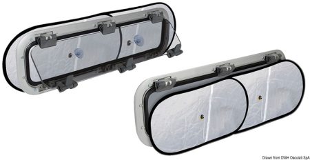 Cortina opaca con mosquitera 230x490