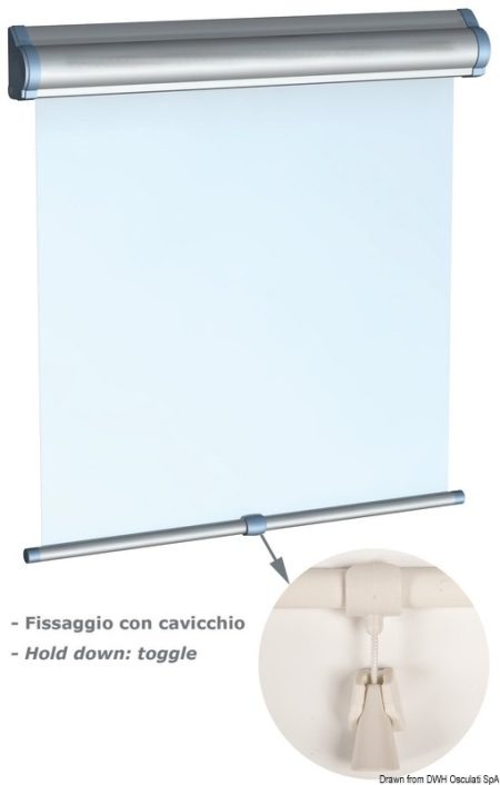 Persiana enrollable DOMETIC Skyshade Hatchshade 750 para trampillas y ventanas