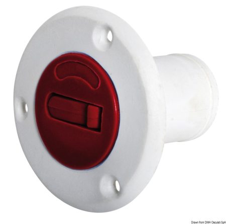 Tapones de combustible blancos de nailon/fibra de vidrio, fabricados según las normas CE