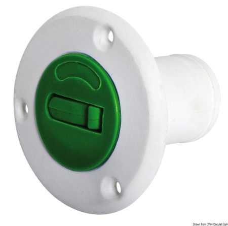 Tapones de combustible blancos de nailon/fibra de vidrio, fabricados según las normas CE