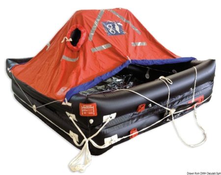 Balsa salvavidas autohinchable profesional Deep-Sea Compact - Solas MED