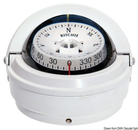 Brújulas RITCHIE Voyager de 3'' (76 mm) con compensadores e iluminación nocturna