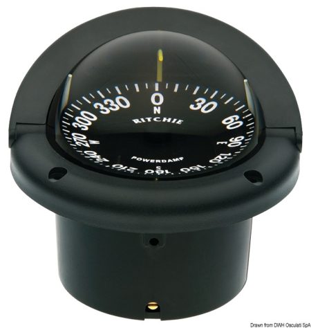 Brújulas RITCHIE Helmsman 3'' 3/4 (94 mm) con compensadores e iluminación nocturna
