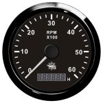 Cuentarrevoluciones electrónico universal con contador de horas.