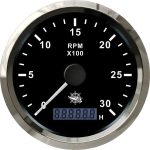 Cuentarrevoluciones electrónico universal con contador de horas.