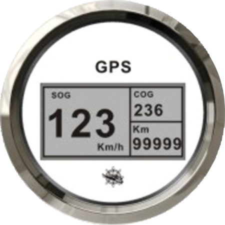 Velocímetro GPS/cuentakilómetros sin transductor