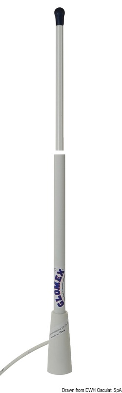 Antena de fibra de vidrio GLOMEX para dispositivos CB