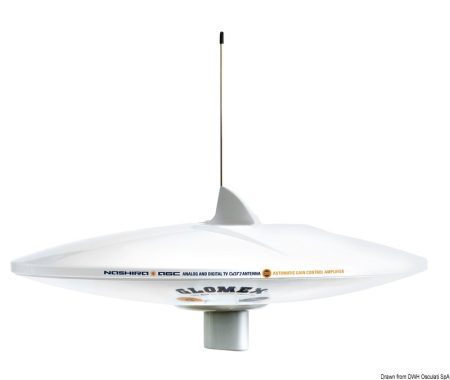Antena de TV GLOMEX Nashira AGC/DAB/AM-FM