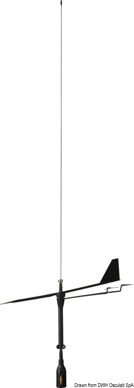 Antena VHF SUPERGAIN de Glomex Black Swan