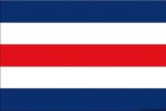 Banderas de señales de tejido de lana.