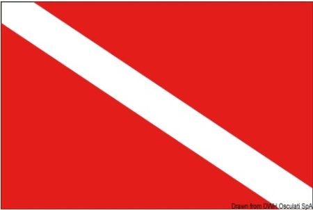 bandera de buceo