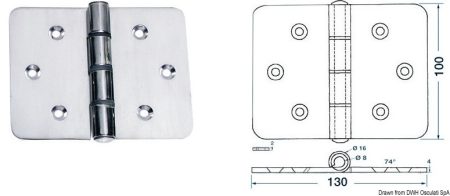 Bisagras 4mm