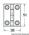 Bisagras de 1,7 mm
