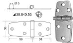 Bisagras 2,5 mm