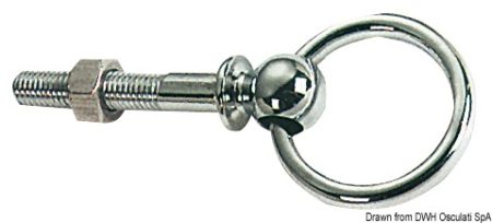 Anillo giratorio con pasador