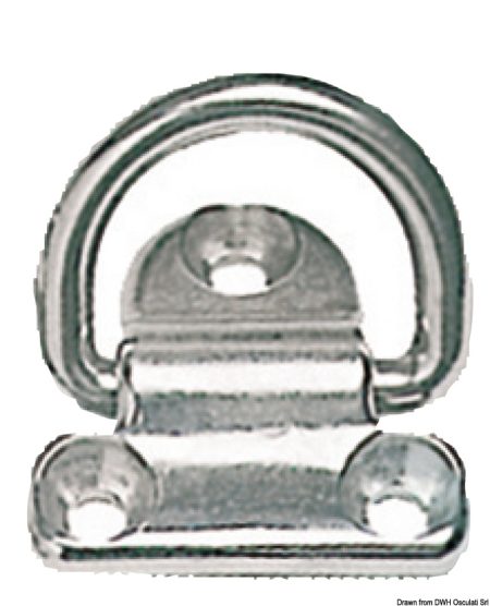 Anillos plegables de acero inoxidable.