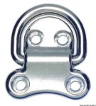 Anillos plegables de acero inoxidable.