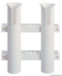 Soporte de caña de pescar de plástico para montaje en mamparo.
