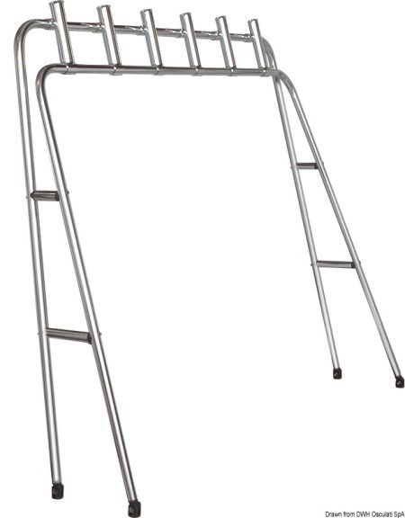 Soporte plegable para caña de pescar