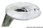 Ánodo de aleta para Yamaha 25/60 HP 4 tiempos
