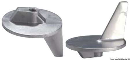 Ánodo para patas con hélices de acero inoxidable 50/140 HP