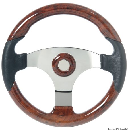Volantes serie tecnica negro/madera de brezo