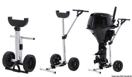 Soporte de motor ODESEA TX-65 con ruedas y plegable