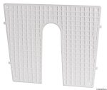 Placa de protección de popa de plástico moleteado 45 x 36 cm