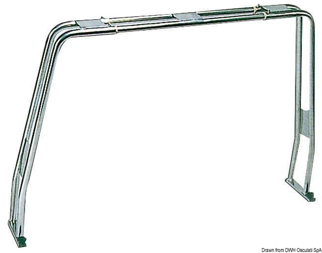 4.0.2 Ø tubo mm 40 Altura cm 130 Ancho en el punto de enganche cm 125/220 Adecuado para cascos 5/7 m