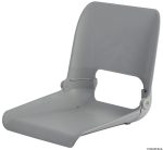Carcasa de asiento únicamente con respaldo abatible y extraíble.