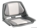 Asiento de polietileno con respaldo abatible.