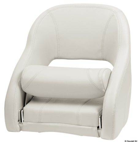 Asiento anatómico acolchado con Flip Up para poder cubrirse.