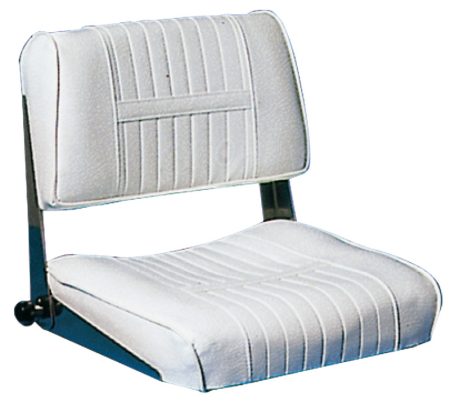 Asiento ergonómico con respaldo abatible