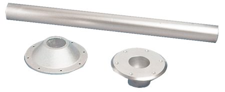 Pedestal de Mesa de Aluminio Anodizado Heavy Duty