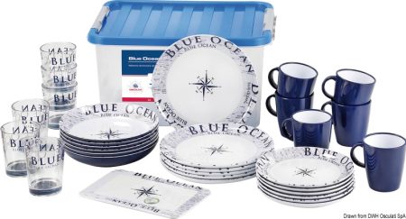 Serie de vajilla Blue Ocean