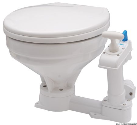 Inodoro manual de taza grande