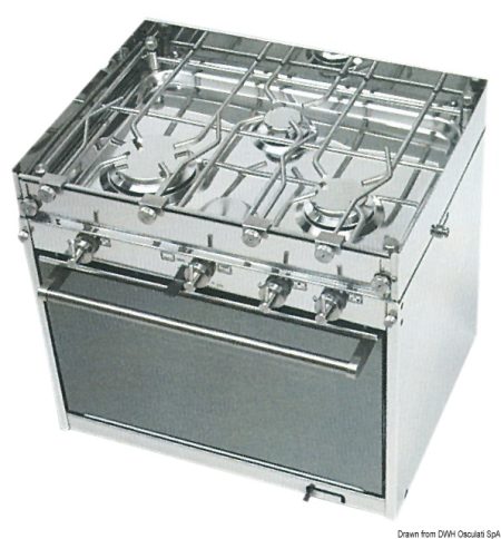 Cocina a gas serie "Topline" TECHIMPEX