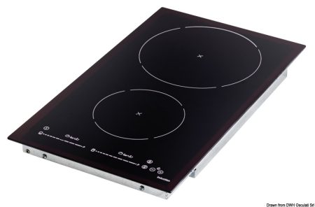 Placa de inducción de 2 fuegos