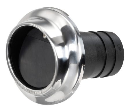 Imbornales de escape en tecnopolímero y acero inoxidable con válvula antirretorno