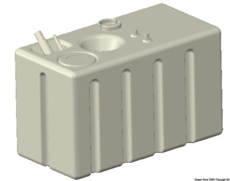 Depósito de combustible modular horizontal 248 l